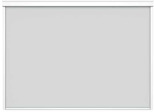 Milani Home - laterale zanzariera per pergola bioclimatica, 34 x 25 x 78,5 cm, textilene, bianco