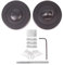 Bathroom Privacy Lock, Oval Concealed Cylinder, Matt Black, Sleek Modern Design