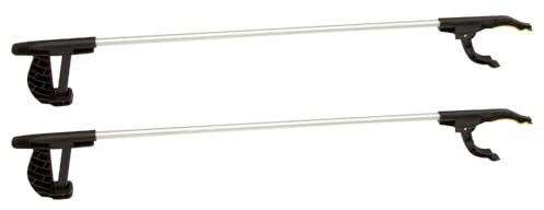 2 x Alu Greifer Müllzange Greifarm Greifzange Müllzange Müllsammler 76cm Magnet