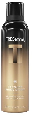 TRESemmé Lacquer Shine Spray 1 ct A-LIST Collection for Brilliant Gloss + Humidity Control, Developed Safe for All Hair Types, 5.3 Oz