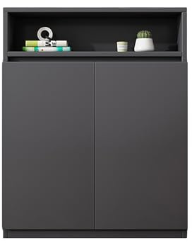 Radiator Cabinet, Solid Wood Radiator Decoration, Radiator Rack, Concealed Storage Design, Adjustable Shelf Height, Suitable for Living Room, and Hallway Furniture(Gray 1,100cm/39.3in)