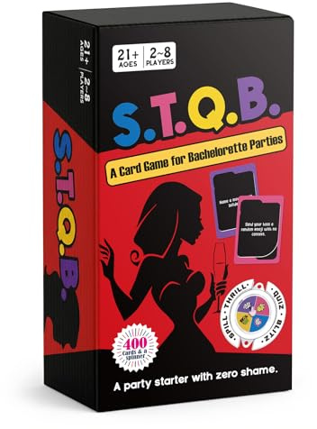 Broytain Bachelorette Party Games, Girls Night Card Game, Adult Party Games for Ladies Night, Galentine’s Day or Bridal Shower, Fun Icebreaker for Groups