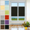 Plisart Premium Plissee Klemmfix Ohne Bohren, Schwarz 70x220cm, Sonnenschutz, Lichtdurchlässig, Easyfix Rollo Plissees für Fenster, Faltrollo, Jalousie zum Klemmen, Plisseerollo