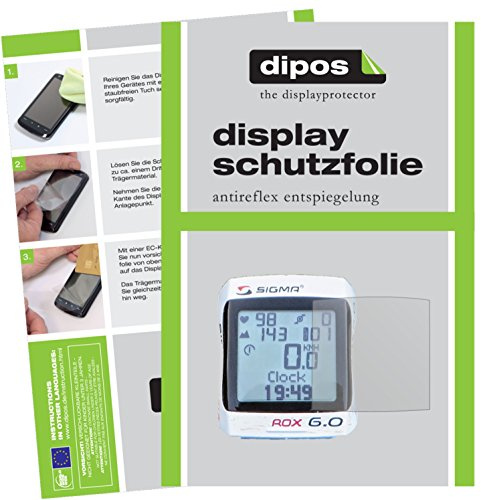 dipos 3x Displayschutzfolie matt für Sigma Rox 6.0