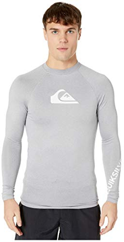 Quiksilver Chemise Rashguard pour Homme, Bruyère grêle, S