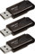 PNY Attaché 4 Lot de 3 clés USB 2.0 Noir 32 Go