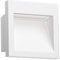 ledscom.de LED Wandeinbauleuchte NOLA, Downlight für außen, IP54 matt, 90 x 90mm, warmweiß