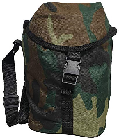 CARSON - Borsa Sacco Porta Cartucce da Caccia Professionale, Colore Mimetico Camouflage, Materiale 100% Polyestere e Tessuto Anti Pioggia - Dimensioni 20 x 20 x 27h (MF-985)