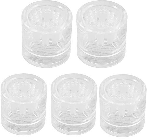 ANCLLO Planaria-Fallen für Aquarien, transparent, Acryl, 8 Löcher, 5 Stück