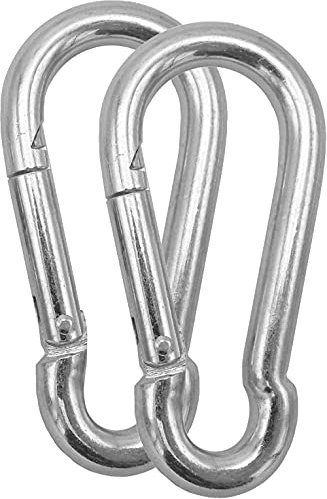 KLIFFHÄNGER Chaîne d'extension pour Fauteuil Suspendu, Chaise Suspendue et hamac avec Deux mousquetons, différentes Longueurs (Mousqueton)