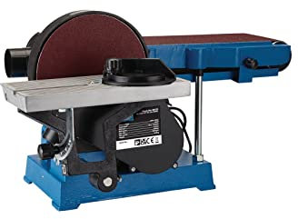Draper 98423 Belt and Disc Sander with Tool Stand, 750W, 230V, Blue and Black, One Size