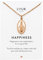 LUUK LIFESTYLE Edelstahl Halskette mit Anhänger für Damen, filigraner Schmuck, Glücksbringer, Freundschafts Kette, Geschenk für Frauen & Mädchen, Jungfrau Maria Münze, roségold