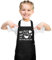 upain Schürze Kinder-Mir doch egal ich koch` das jetzt so-Kinderschürze Mädchen Jungen, Lustig Kochschürze Schürze mit 2 Taschen, Geschenk zum Küche Kochen Backen Malen