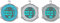 JewelryWe 3pcs Taschenuhr Herren Damen Digital Quarz Uhr 30m Wasserdicht Datum Woche Kalender Alarm Sportuhr mit Leder Halskette Kette Kettenuhr Geschenk