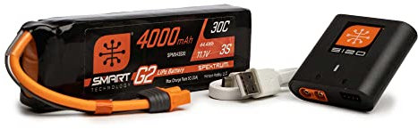 Spektrum Smart Powerstage Air Bundle: 4000mAh 3S G2 LiPo Battery / S120 Charger