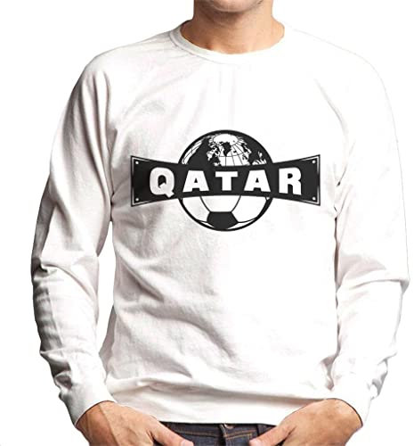 All+Every Qatar World Football Globe Men's Sweatshirt