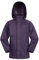 Mountain Warehouse Pakka Kids Waterproof Jacket - Wind Resistant, Lightweight,Breathable Rain Coat for Girls & Boys, Packaway Bag - For Rain, Autumn, Winter Dark Purple Kids Size 3-4 Years