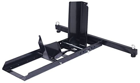 XPOtool Motorradständer bis 454kg Ø15-22, Reifenbreite 80-127 mm, Einstellbarer Motorradheber aus Stahl, Montageständer für Vorderrrad