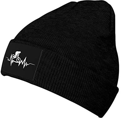 YINGD Strickmütze Love Pit Bull Beanie Mütze Weiche Wintermütze Unisex für Männer Frauen, #125, One size