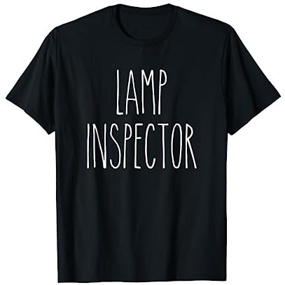Lamp Inspector Lustiges Motten-Meme Halloween-Kostüm T-Shirt T-Shirt