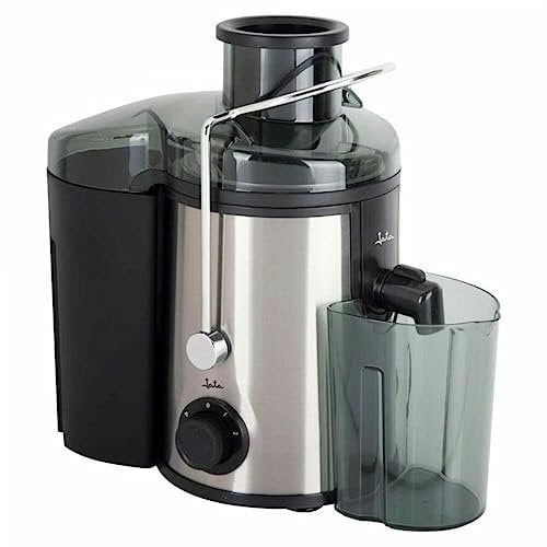 JATA JELI1580 - Licuadora para Verduras y Frutas. Licuadora de Acero Inoxidable. 2 velocidades + Pulse. 13000 rpm. Filtro Acero Inoxidable. Boca Ancha: 7 cm. Jarra 450 ml. Depósito: 1500 ml