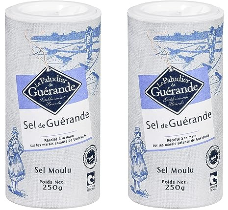 Sel De GuerandeSea Salt Fine Shaker 250g Pack of 2