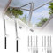 Tawveml 2X Auto Gewächshaus Fensteröffner, Solar Wärmeempfindliche Auto Vent Opener, Dach Vent Opener Gartenwerkzeuge für Sonnenlicht Raum Automatische Gewächshaus Zubehör