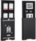 KIWIFOTOS Étui de rangement en aluminium à 8 emplacements pour cartes mémoire 4 SD et 2 CF Express Type-B ou XQD et 2 cartes Micro SD, TF MSD