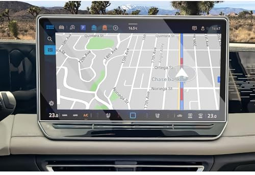 CDEFG Kompatibel mit VW Tiguan 3 2024 2025 R-Line Navigation Schutzfolie Tempered Glas 9H Kratzfest 15 Zoll GPS Displayschutzfolie Auto Navi Folie Ti-guan 3 2024 Zubehör