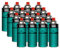 INTEC - Pack 16 Bouteilles de gaz Butane 227gr Cartouche de gaz Camping Compacte Encliquetable Réchaud Désherbeur Barbecue