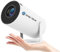 SyncTech Portable Projector 4K with WIFI 6, 280 ANSI Lumens, Bluetooth 5.0, Mini Projector 1080P Support, Auto Angle Correction, 210° Rotation for Bedroom, Home, Outdoors