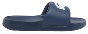 Lacoste Serve Slide 1.0 Herren-Sandalen, NVY/WHT, 47 EU