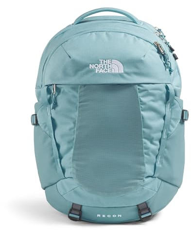 THE NORTH FACE Women's Recon Everyday Laptop Backpack | Commuter Bag, 16 Laptop Sleeve, Water Repellent, Women-specific Fit, Blue Eclipse Light Heather/Blue Eclipse, One Size, Recon Everyday Laptop
