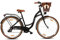 Goetze Mood Damenfahrrad 28 Zoll – Citybike mit 18 Zoll Aluminiumrahmen, 7-Gang Kettenschaltung, LED Licht, V-Brake Bremsen, Tiefeinstieg, Gepäckträger, Komfortsattel, Schutzbleche, Korb mit Einsatz