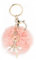 MUCOOS Süßer Kristall Ballett Schlüsselanhänger, Rosa Fellball Anhänger, Schlüsselanhänger Für Mädchen, Präzises Tänzer Schlüsselanhänger-Zubehör, Verträumtes Design, Geschenk Für Frauen