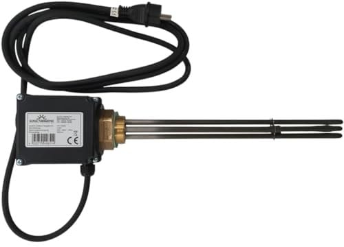 Heizpatrone 2,5 kW mit Netzstecker 3m Heizstab Heizelement PV-geeignet