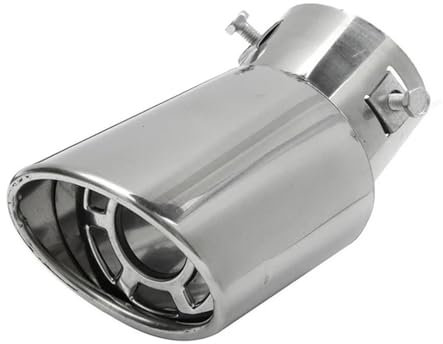 Auspuffendrohr Für E81 E82 E87 Auto Auspuff Schalldämpfer Spitze Runde Edelstahl Rohr Auspuffblende(C)