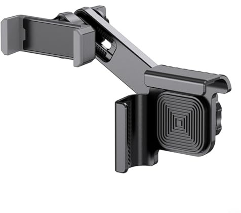 HavenDomicile Support de téléphone de voiture pour Tesla Model 3 Model Y Cybertruck, pince réglable compatible avec une épaisseur d'écran ≤ 17 mm et smartphones de 54 à 85 mm de large