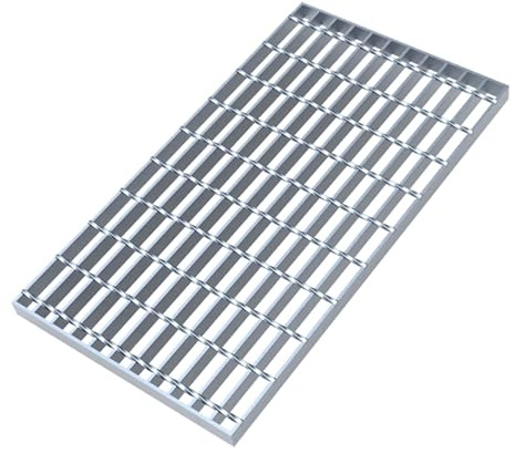 Griglia Zincata Calpestabile, Copertura di Drenaggio per Trincea Resistente e Durevole, Griglia Pedonale Passaggio Rettangolare per Cortile, Fabbrica, Cantiere(25 cm/10 in)