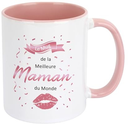 Hisxierng Cadeau pour Maman, Tasse Originale Offerte par Fils ou Fille | Idée Cadeau Fête des Mères, Anniversaire, Retraite et Noël pour Maman de la Part Des Enfants