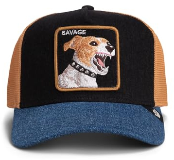 Goorin Bros. Punk Dawg Trucker Cap Basecap Baseballcap Truckercap Meshcap Damen/Herren - Snapback, mit Schirm, Schirm Frühling-Sommer Herbst-Winter Frühjahr Sommer