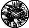 Instant Karma Clocks Vinyl-Plattenuhr, Vintage-Geschenk, Handgefertigt, wanduhr - Rock Pop Guitar Drum Keyboard Musikinstrumente