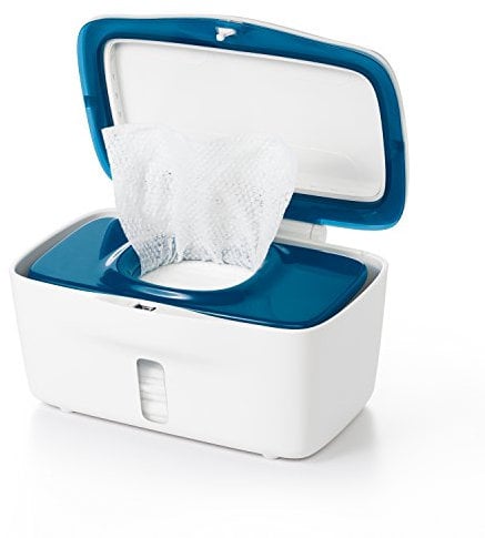 OXO Tot Perfect Pull Wipes Dispenser, Navy, 1 Count (Pack of 1)