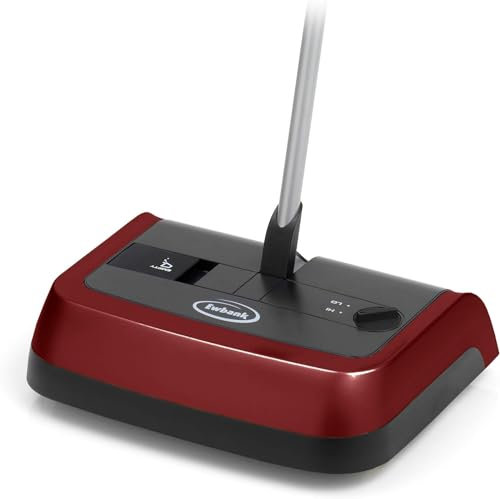Ewbank Evolution 3 Adjustable Floor & Carper Manual Sweeper, Nylon, Red