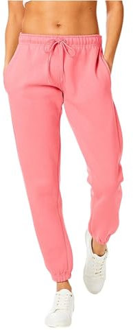 Light & Shade Damen Soft Touch Loungewear Jogginghose Jogger, Rosa, M