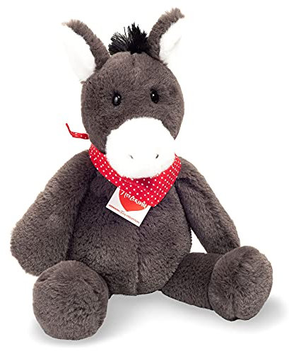 Teddy Hermann 93932 Esel Sancho 32 cm, Kuscheltier, Plüschtier