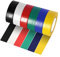 Xrkuu 6 cintas eléctricas de colores mixtos, 18 mm x 10 m, cinta eléctrica de PVC impermeable, cinta aislante resistente a altas temperaturas para exteriores e interiores para trabajadores de