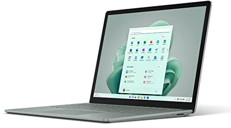 Microsoft Surface Laptop 5 Super-Thin 13.5 Inch Touchscreen Laptop - Green - Intel EVO 12th Gen Core i7, 16GB RAM, 512GB SSD, Windows 11 Home, UK plug, 2022 Model