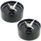 Rhinenet Lot de 2 lames croisées de rechange compatibles avec Magic Bullet Stirring Blade Juicer 250 W Cross Blade, lame de rechange pour Magic Blender Juicer Accessoires MB1001