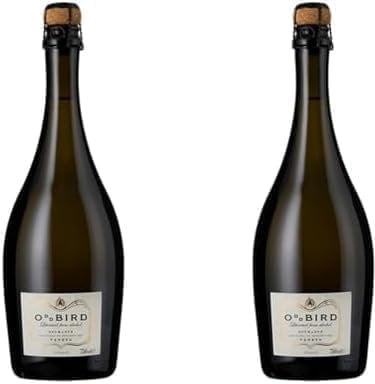 Oddbird Spumante │100% Glera Sparkling Wine │ Non-Alcoholic│ 0%│ 750ml (Pack of 2)